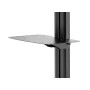 Peerless ACC-MS accessorio per carrello multimediale Nero Metallo Mensola regolabile
