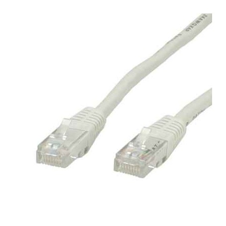 Value UTP Patch Cord Cat.5e, grey 0.5 m cavo di rete Grigio U/UTP (UTP) (RO21.99.0500) (CRO21990500) (RO21.99.0500 (CRO21990500)