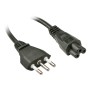 Lindy 2m, CEI23-16-VII - IEC 320 C5 Nero Accoppiatore C5 (30408)