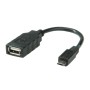 ROLINE 11.02.8311 cavo USB 0,15 m USB 2.0 Micro-USB B USB A Nero (RO11.02.8311)