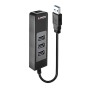 Lindy 43176 hub di interfaccia USB 3.2 Gen 1 (3.1 Gen 1) Type-A 5000 Mbit/s Nero (43176)