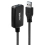 Lindy 43155 cavo USB 5 m USB 3.2 Gen 1 (3.1 Gen 1) USB A Nero (43155-LND)
