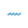 Lindy 40324 clip sicura Bloccaporte + chiave DisplayPort Blu Acrilonitrile butadiene stirene (ABS) 5 pz (LINDY40324)