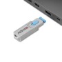 Lindy 40324 clip sicura Bloccaporte + chiave DisplayPort Blu Acrilonitrile butadiene stirene (ABS) 5 pz (LINDY40324)