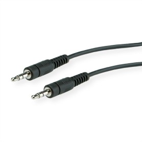 ROLINE 11.09.4501 cavo audio 1 m 3.5mm Nero (RO11.09.4501)