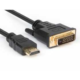 Hamlet XVCHDM-DV18 cavo e adattatore video 1,8 m HDMI tipo A (Standard) DVI-D Nero (XVCHDM-DV18)
