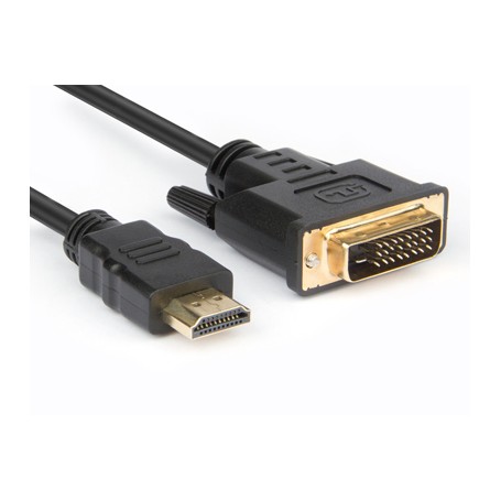 Hamlet XVCHDM-DV18 cavo e adattatore video 1,8 m HDMI tipo A (Standard) DVI-D Nero (XVCHDM-DV18)