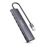 HUB USB3.0 SLIM 7 PORTE 5.0GBPS (XHUB-07A3)