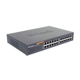 D-Link 24-port 10/100M NWay Desktop - Internal PSU (incl. 19" rack mount kit) Non gestito (DES-1024D)