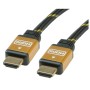 ROLINE 11.04.5506 cavo HDMI 10 m HDMI tipo A (Standard) Nero, Oro (RO11.04.5506)