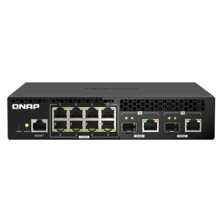 QNAP QSW-M2108R-2C switch di rete Gestito L2 Gigabit Ethernet (10/100/1000) Supporto Power over Ethernet (PoE) B (QSW-M2108R-2C)