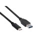CLUB3D USB TYPE C 3.1 GEN 2 MALE (10GBPS) TO TYPE A MALE CABLE 1METER /  3.28FEET (CAC-1523)