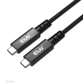 CLUB3D CAC-1571 cavo USB 0,8 m USB4 Gen 3x2 USB C Nero (CAC-1571)