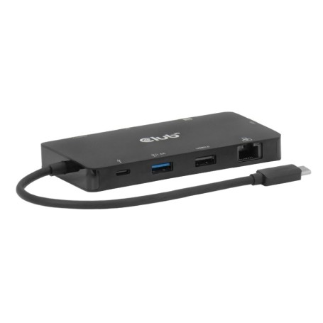 CLUB3D CSV-2552 hub di interfaccia USB tipo-C 5000 Mbit/s Nero
