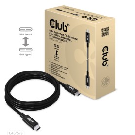 CLUB3D CAC-1578 cavo USB USB4 Gen 3x2 2 m USB C Nero