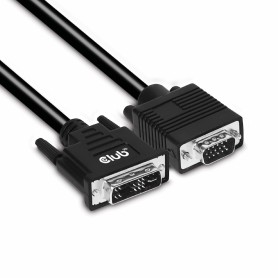 CLUB3D DVI-A TO VGA CABLE M/M 3m/ 9.8ft 28 AWG Nero (CAC-1243)