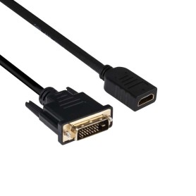 CLUB3D DVI to HDMI 1.4 Cable M/F 2m/6.56ft Bidirectional (CAC-1211)
