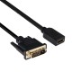 CLUB3D DVI to HDMI 1.4 Cable M/F 2m/6.56ft Bidirectional (CAC-1211)