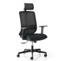 SEDIA VERTIGO NERO - IGNIFUGO CL1 (VRAPG/BR2D/IN/N)