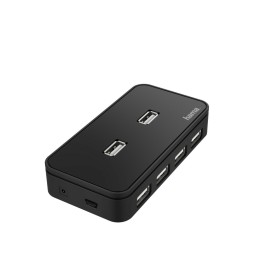 Hama 00200123 hub di interfaccia USB 2.0 480 Mbit/s Nero