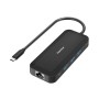 Hama 00300080 hub di interfaccia USB tipo-C 5000 Mbit/s Nero