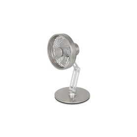 Unold 86705 Akku-Tischventilator STEEL FLEX Cromo 14 cm