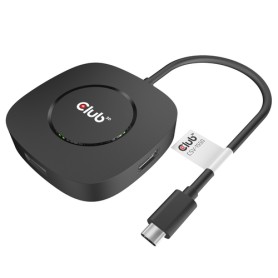 CLUB3D CSV-1550 replicatore di porte e docking station per laptop Cablato USB 3.2 Gen 1 (3.1 Gen 1) Type-C Nero
