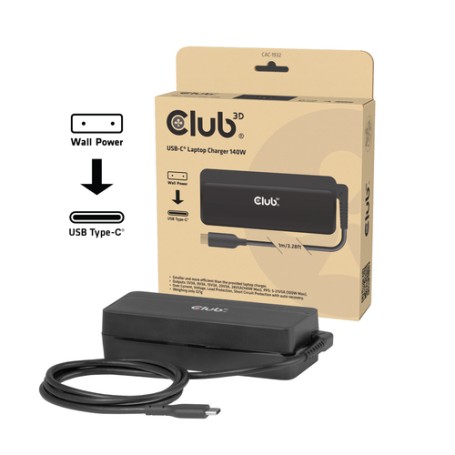 CLUB3D CAC-1932 Caricabatterie per dispositivi mobili Universale Nero AC Ricarica rapida