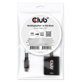 CLUB3D CAC-2113 cavo e adattatore video 0,228 m Mini Displayport VGA Nero