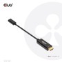 CLUB3D CAC-1333 cavo e adattatore video 0,22 m HDMI tipo A (Standard) USB tipo-C Nero (CAC-1333)