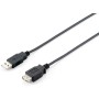PROLUNGA USB 2.0 A-A M-F 5MT NERO (128852)