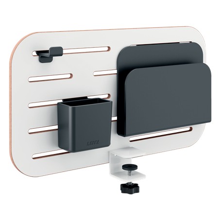 Leitz 65480000 vassoio da scrivania MDF, Plastica riciclata Bianco