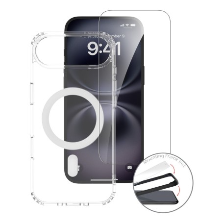 4smarts 541557 custodia per cellulare 16,8 cm (6.6") Custodia con bordo Trasparente, Bianco
