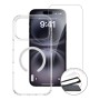 4smarts 541559 custodia per cellulare 17,5 cm (6.9") Custodia con bordo Trasparente, Bianco