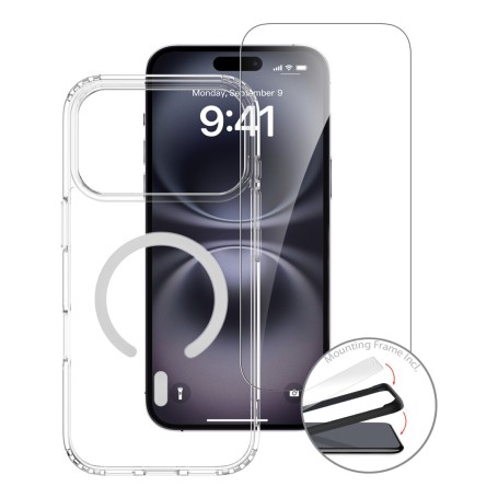 4smarts 360° Premium custodia per cellulare 17,5 cm (6.9") Custodia con bordo Trasparente (541553)