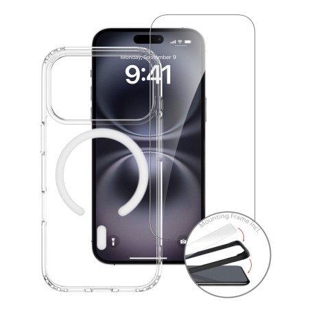 4smarts 360° Premium custodia per cellulare 16 cm (6.3") Custodia con bordo Trasparente (541552)