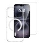 4smarts 360° Premium custodia per cellulare 16 cm (6.3") Custodia con bordo Trasparente (541552)