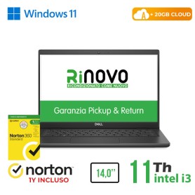 NB DELL Latitude 3420 REFURBISHED i3-11XXU DDR4 8GB SSD 240GB HDMI 14" W11P CLOUD20GB Grade A1 Y War (RN42422312)
