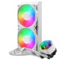 COOLER MASTER DISSIPATORE A LIQUIDO MASTERLIQUID 240 CORE II SKT UNIVERSALE 2X120MM ARGB FANS BIANCO (MLW-D24M-A18PA-RW)