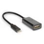 Hamlet XVAUC-HDM4K cavo e adattatore video USB tipo-C HDMI tipo A (Standard) Nero (XVAUC-HDM4K)