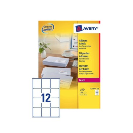 Avery L7164-100 etichetta per corrispondenza Bianco Etichetta autoadesiva (L7164-100)