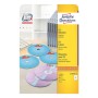 Avery Etichette Full-Face bianche per CD - per stampanti Laser - Ø 117 mm (L7676-25)