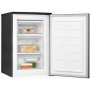 Congelatore a libera installazione Exquisit GS81-040B, larghezza 54,5 cm, 87 L, effetto acciaio inox