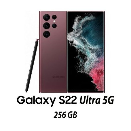 GALAXY S22 ULTRA 5G 256GB BURGUNDY/2Y (009533PCR-EU)