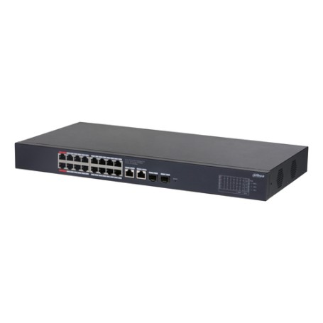 Dahua Technology CS4220-16GT-190 Gestito L2 Gigabit Ethernet (10/100/1000) Supporto Power over Ethernet (PoE) 1U Nero