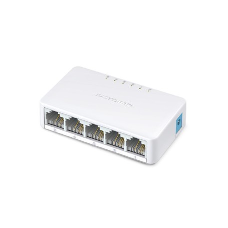 Mercusys MS105 switch di rete Fast Ethernet (10/100) Bianco (MS105)
