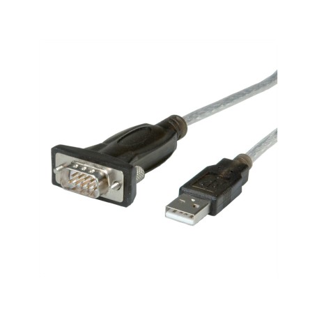 ROLINE 12.02.1163 cavo seriale Grigio 1,8 m USB tipo A DB-9