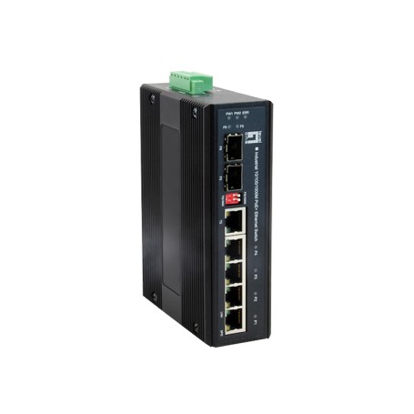 LevelOne IES-0620 switch di rete Gigabit Ethernet (10/100/1000) Supporto Power over Ethernet (PoE) Nero (IES-0620)