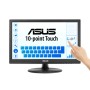 ASUS Touch VT169HE Monitor PC 39,6 cm (15.6") 1920 x 1080 Pixel Full HD LED Touch screen Da tavolo Nero