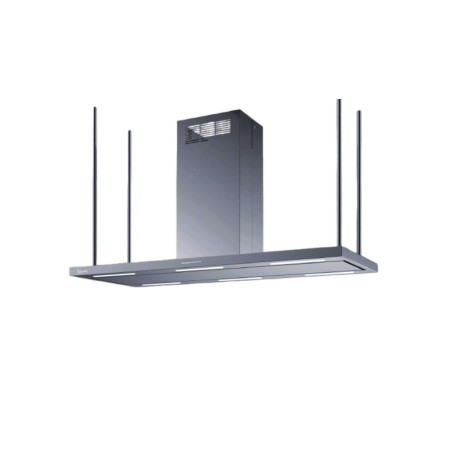 CAPPA ELEA CENTRALE cm146x60 camino centrale - Inox - 800 m3/h
